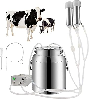 Machine à traire pour vaches et chèvres 7l-14l pompe vide automatique avec seau
