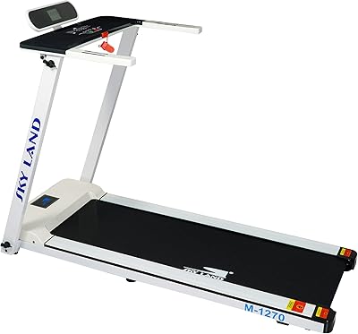 Tapis de course pliable bluetooth skyland pour usage domestique et de bureau