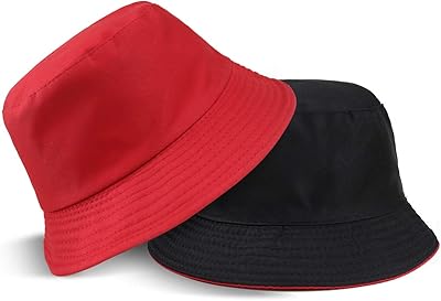Chapeau bob unisexe 100 % coton pliable chapeau de soleil plage pour hommes