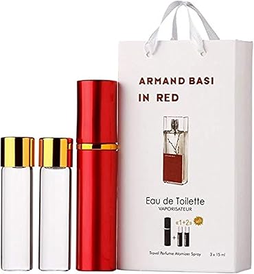 Coffret recharge femme armand basi in red 15 ml + 2 x 15