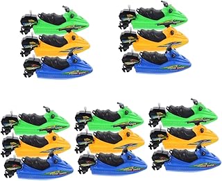 Toyvian 15 pièces de jouets de bateau à moteur pour enfants en forme