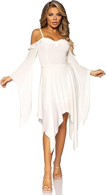 Leg avenue 87117 01504 costume de carnaval pour soirées à thème, ivoire
