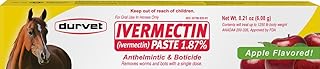 Pâte vermifuge à l'ivermectine - dosage de 6,08 g à 1,87 %