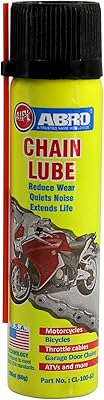 Abro cl-100-60 nettoyant en spray pour chaîne de vtt tout usage pour motos