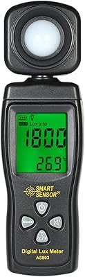 Mètre de lumière numérique portatif skido as803, spectrophotomètre d'outils 1-200 000 lux, compteur