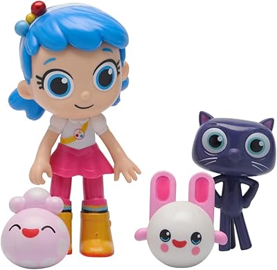 Ensemble de figurines à collectionner true and the rainbow kingdom - bartleby, hyria