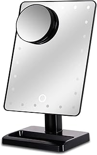Miroir de maquillage avec lumières et 20 led lumineuses grand écran