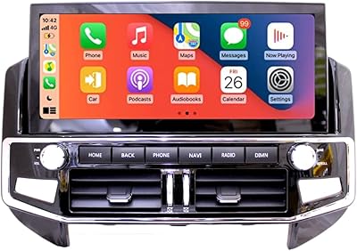 Écran stéréo de voiture android winka 12,3 pouces avec carplay compatible avec mitsubishi