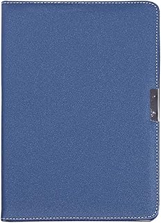 Cahier d'écriture clara a5 en simili cuir bleu avec porte-stylo