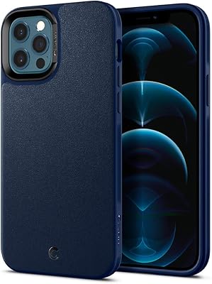 Étui en cuir searle brick design conçu pour iphone 12/12 pro (2020)