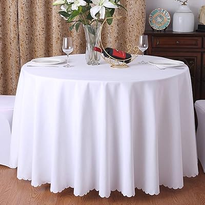 Nappe ronde de 200 cm, nappe ronde en polyester lavable, pour mariages, banquets, restaurants, mariages et fêtes, entretien facile. Catalogue géant, prix mini chez Diaytar Sénégal