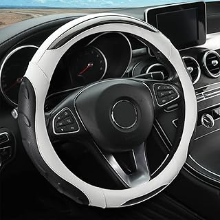 Couvre-volant en cuir protecteur de volant de voiture extensible automatiquement couvre-volant universel