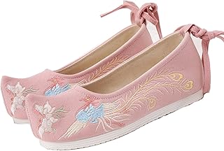 Chaussures plates brodées en toile pour femmes, chaussures traditionnelles chinoises hanfu, chaussures de mariage chinoises, style oriental chinois, comme image, 37. Explorez un monde de bonnes affaires sur Diaytar Sénégal