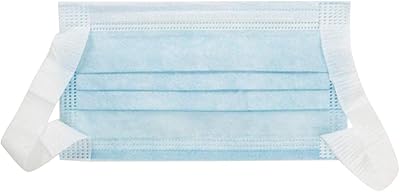 Masque facial jetable confortable et respirant à 3 couches large élastique unisexe