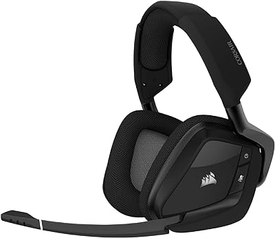 Casque de jeu sans fil corsair elite deluxe avec son surround 7.1 de