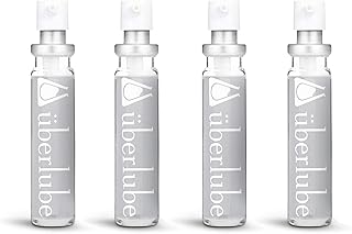 Bouteilles de remplacement de voyage uberlube - quatre bouteilles de 15 ml