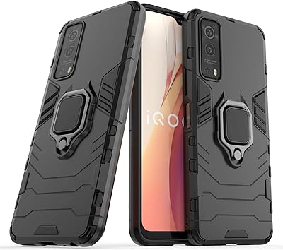 Housse de protection hybride résistante aux chocs, deuxième ressort, avec béquille pour vivo