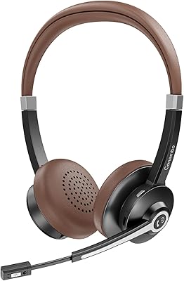 Casque sans fil v5.0 avec 25 heures de conversation casque bluetooth cvc8.0 avec