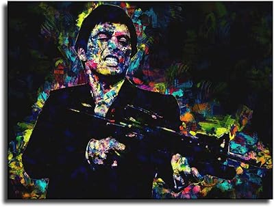 Affiche murale sur toile du film le parrain michael corleone affiche scarface