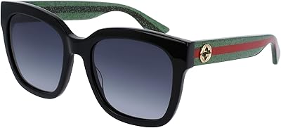Lunettes de soleil pour hommes gg0034s-002 noir 54.0 54
