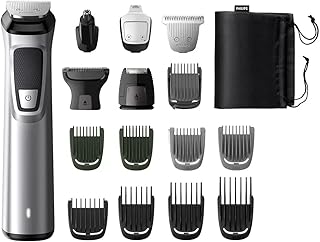 Tondeuse cheveux et corps philips multigroom 7000 series 16-en-1, mg7736/13, argent