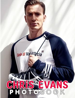 Livre photo de chris evαns : livre d'images de moments réels d'un acteur