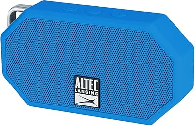 Haut-parleur bluetooth durable tech lansing mini h2o3 imw258n (bleu)