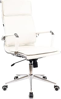 Fauteuil de direction neri eco leather crème - chaises d'ordinateur de bureau
