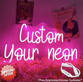 Panneau d'enseigne au néon personnalisé pour toutes les options personnelles avec adaptateur secteur