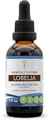Extrait liquide sans alcool de lobelia, herbe séchée de lobelia biologique (lobelia inflata)