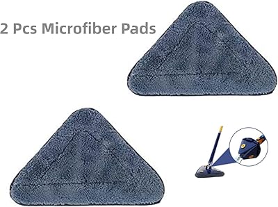 2 morceaux de tampons de remplacement en microfibre