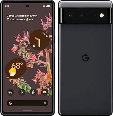 Google pixel 6 - 5g android - smartphone débloqué avec objectif large