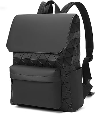Un sac à dos géométrique en forme de losange avec doubles bretelles