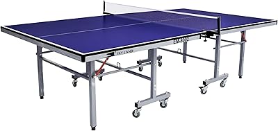 Table de tennis pliable et mobile skyland em-8002, bleue