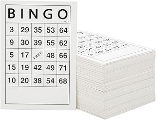 Cartes de bingo en papier yeoville pour enfants et adultes 180