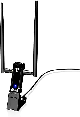 Adaptateur wifi usb 3.0 sans fil ac1200 double bande alpha longring avec 2