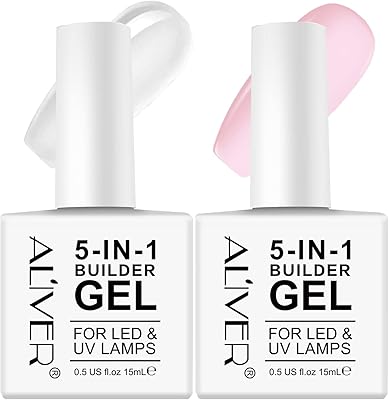 Gel de construction d'ongles 5 en 1 avec une base de gel