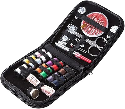 Kit de couture, aiguille et fil, accessoires de couture avec dé à coudre