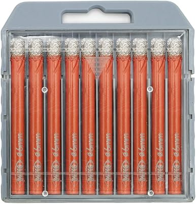 Jeu de forets diamantés secs 10 pièces de scie cloche de 6 mm