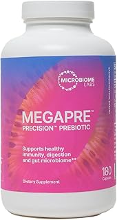 Microbiome labs mega prebiotic blend - fibre d'oligosaccharides testée cliniquement pour soutenir la santé