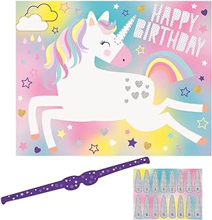 Jeu de fête licorne unique