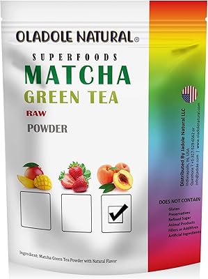 Poudre de thé vert matcha naturel oladole | mélange puissant de superaliments