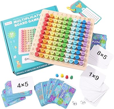 Jeu montessori de wooden toys, cent planches de 1 à 100, nombres consécutifs