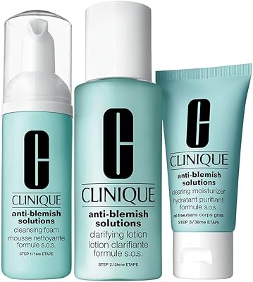 Système anti-blemish solutions en 3 étapes de clinique (pack de 3)
