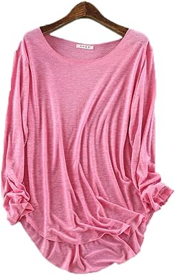 Ingvy t-shirt pour femme, t-shirt en fibre pour femme, haut d'été décontracté à manches longues, t-shirt femme confort à la maison, t-shirts. Simplifiez vos achats avec Diaytar, le e-commerce nouvelle génération