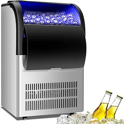 Machine à glaçons en acier inoxydable machine commerciale avec fonction autonettoyante