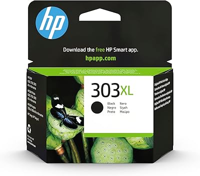 Cartouche d'encre originale hp t6n04ae 303xl à haut rendement, noir, 1 paquet