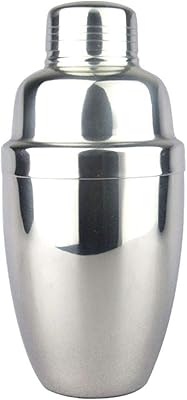 Bol mélangeur de cocktail de vin en acier inoxydable non magnétique de qualité supérieure pour boisson de cocktail de vin café glacé pour bar fête à la maison 350 ml classique et élégant. Gagnez du temps et de l'argent avec Diaytar