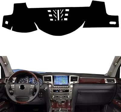 Couvercle de tableau de bord qb et xia compatible avec lexus lx570 2008-2015