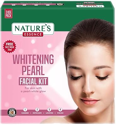 Nature's essence pearl facial kit 3 utilisations, blanc, 1 unité, 60 g